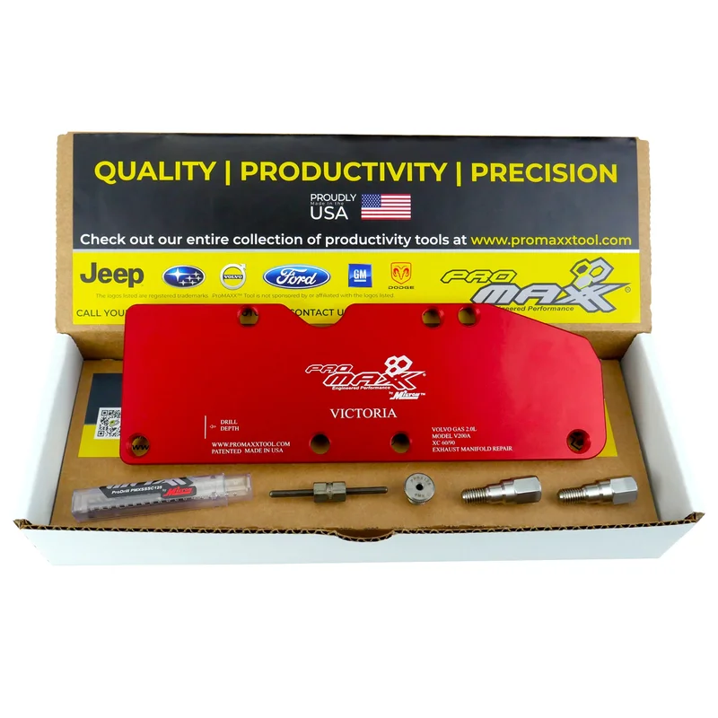 Volvo 2.0L Drive-E, VEA Exhaust Manifold Repair USA Made for XC40 XC60 XC90 & More - Base Kit Victoria