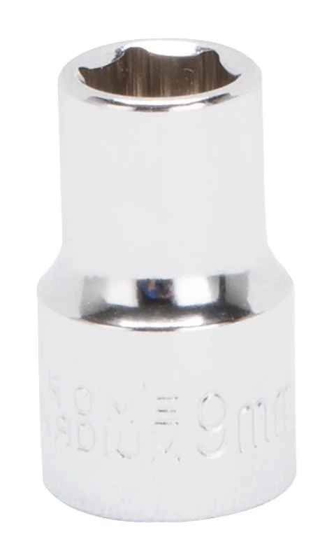 Vulcan Drive Standard Socket Metric 3/8" Drive 6-Point Chrome Vanadium Steel Chrome