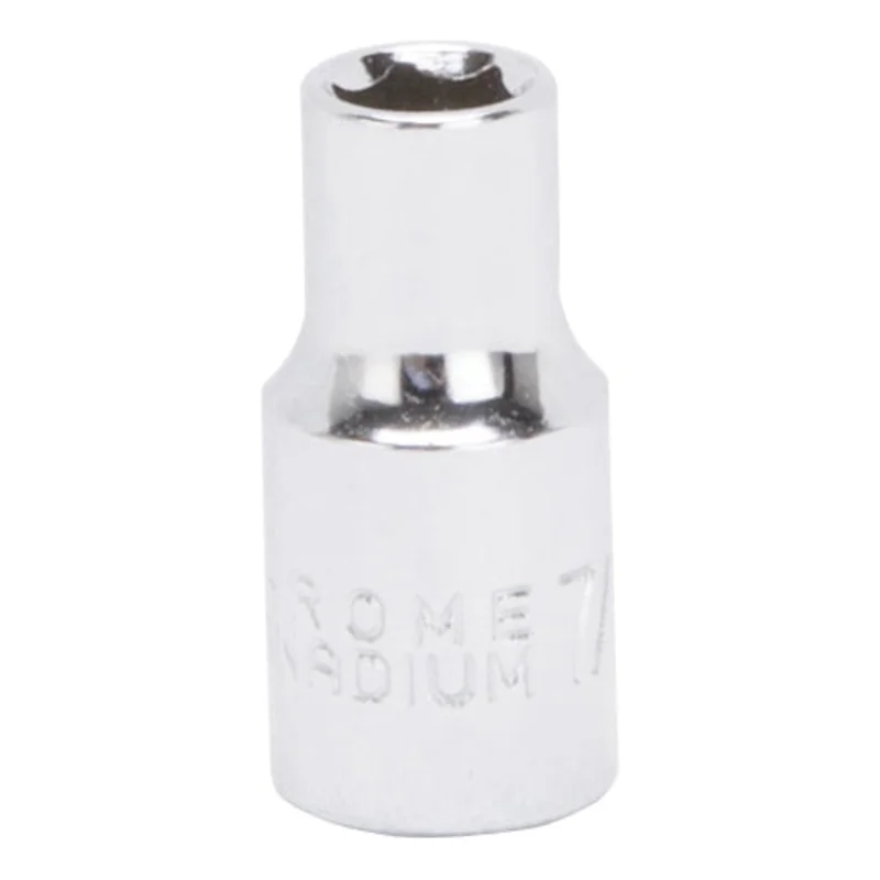 Vulcan Drive Standard Socket SAE 1/4" Drive 6-Point Chrome Vanadium Steel Chrome