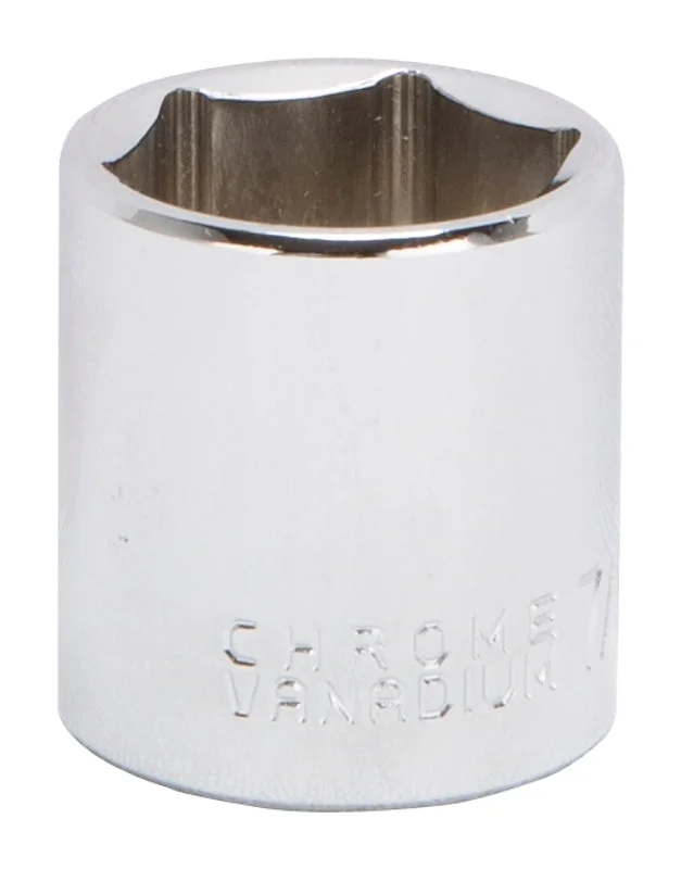 Vulcan Drive Standard Socket SAE 3/8" Drive 6-Point Chrome Vanadium Steel Chrome