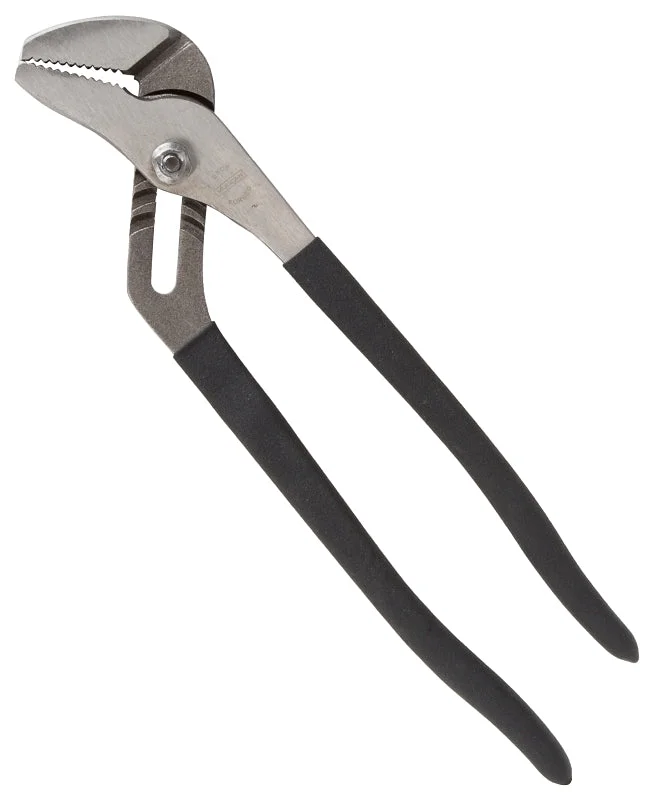 Vulcan Groove Joint Pliers Black Handle Non-Slip Grip Handle 12" L
