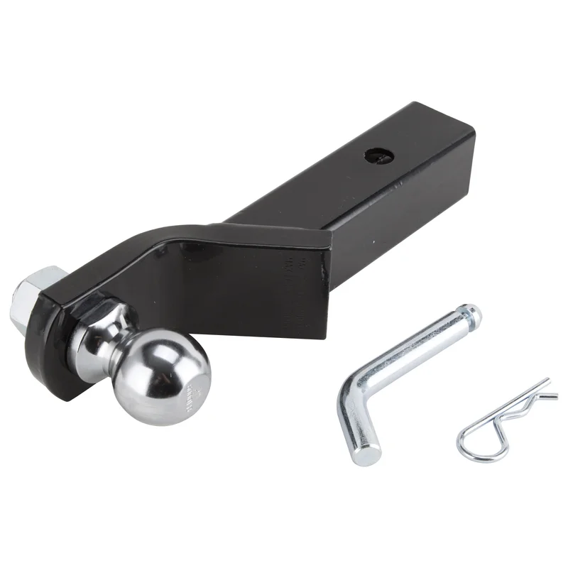 Vulcan Trailer Ball & Hitch Kit Steel Silver/Black Chrome/Powder Coated/Zinc Plated