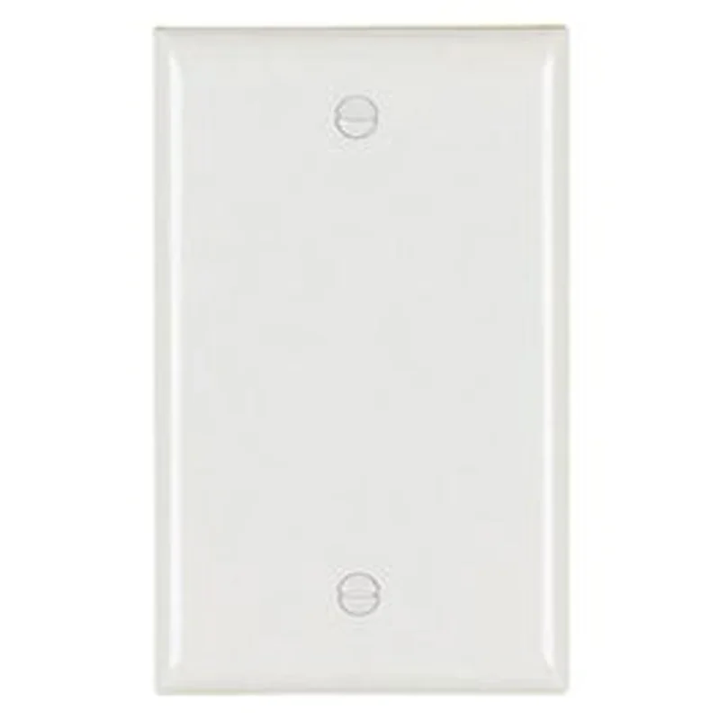 Wall Plate, Blank, Urea, White