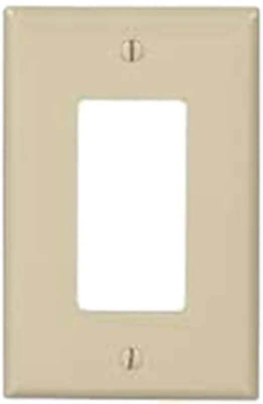 WALLPLATE 1G DECO MID IVORY