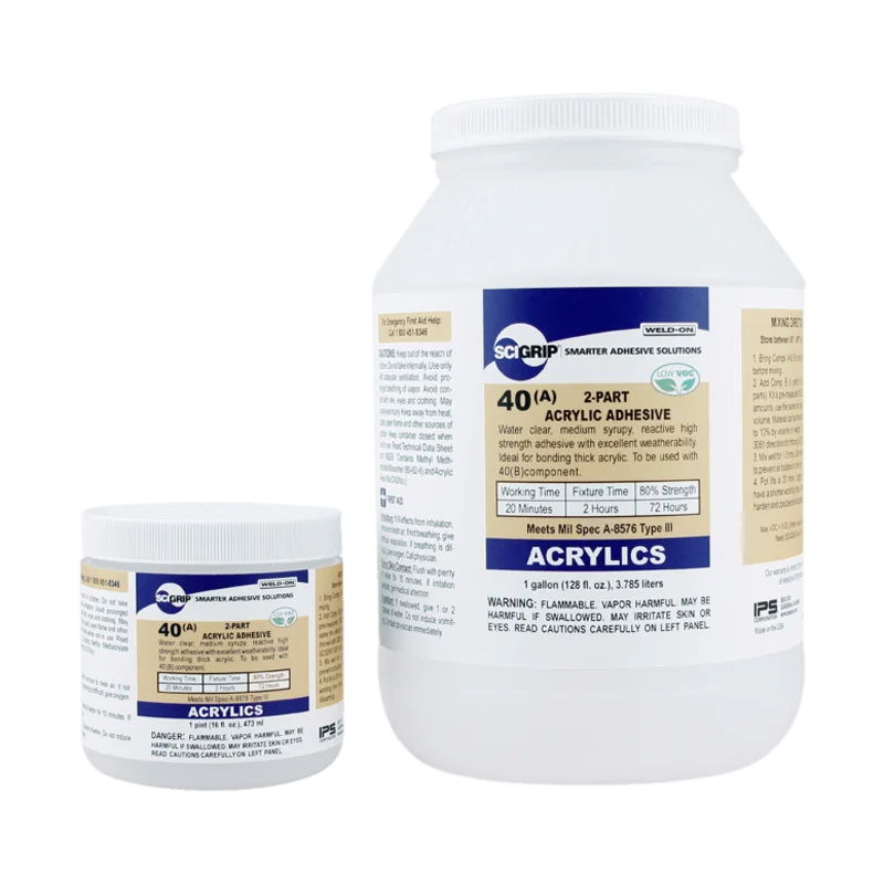 Weld-On 40 Reactive Acrylic Adhesive (Low VOC)