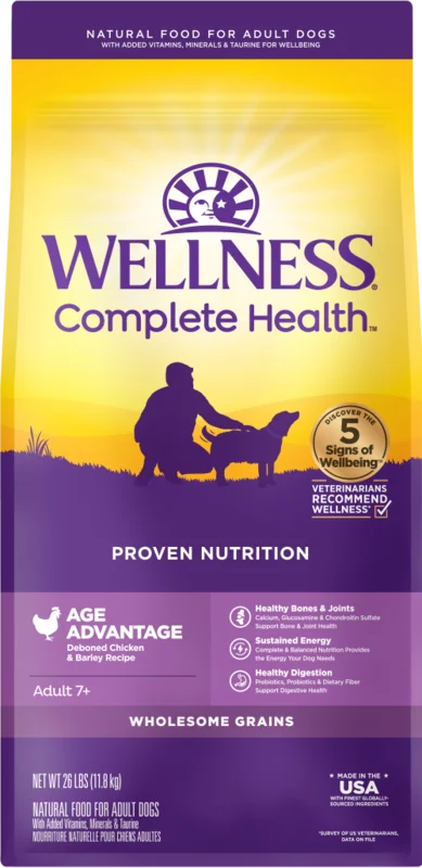 Wellness Complete Health Grained Age Advantage Deboned Chicken & Barley Recipe Dry Dog Food