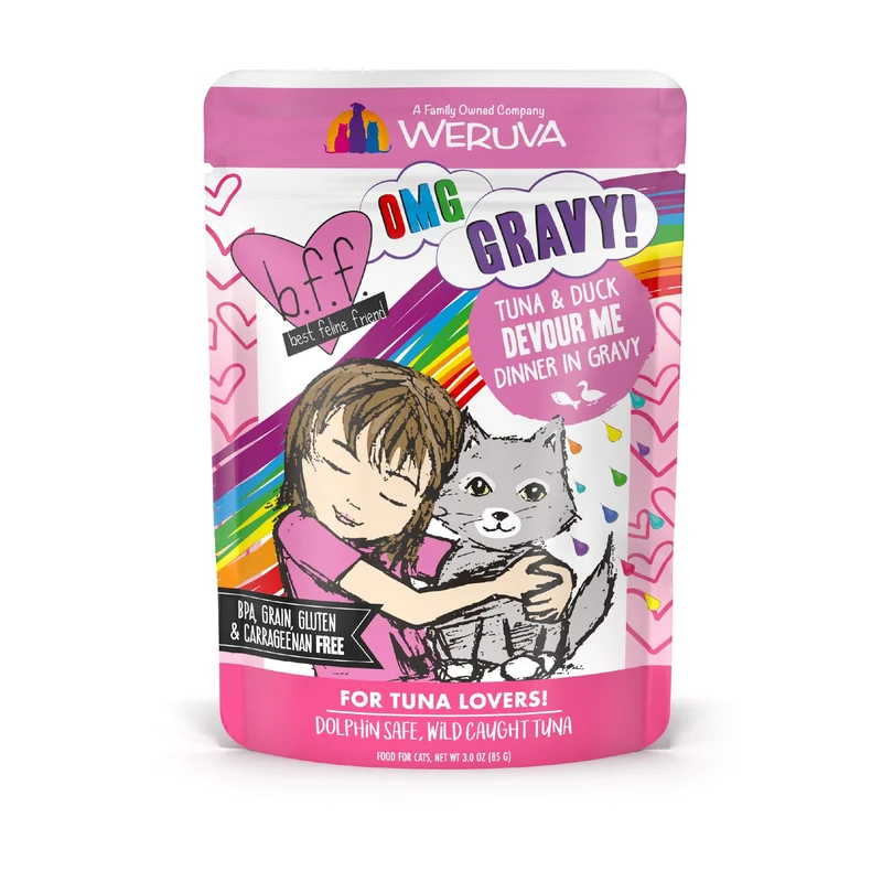 Weruva BFF Tuna & Duck Devour Me Pouches Wet Cat Food