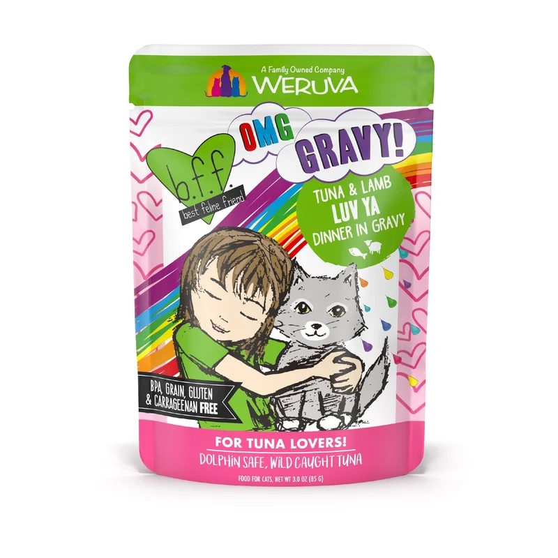 Weruva BFF Tuna & Lamb Luv Ya Recipe Pouches Wet Cat Food