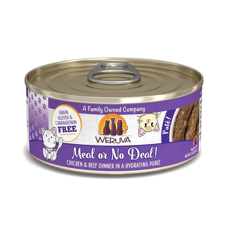 Weruva Classic Cat Pat, Meal or No Deal! with Chicken & Beef
