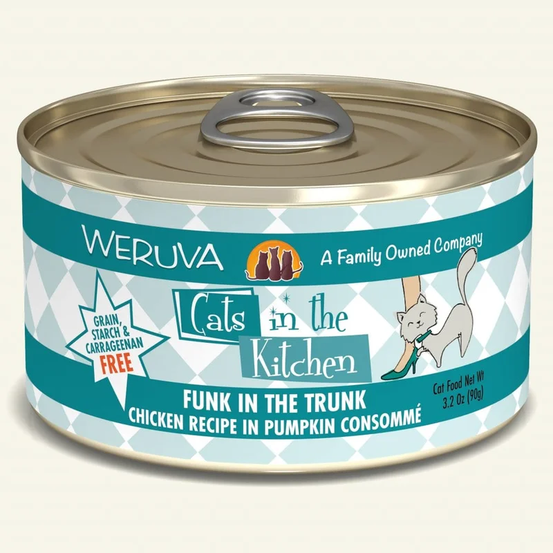 Weruva Funk in the Trunk Chicken Recipe in Pumpkin Consomm Cat Food