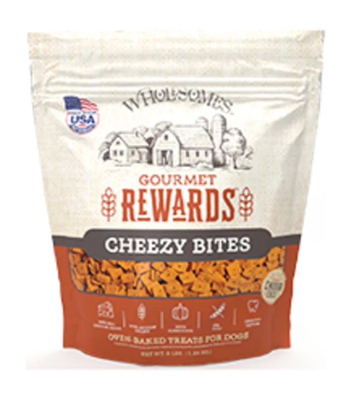 Wholesomes Gourmet Rewards Cheezy Bites Dog Treats