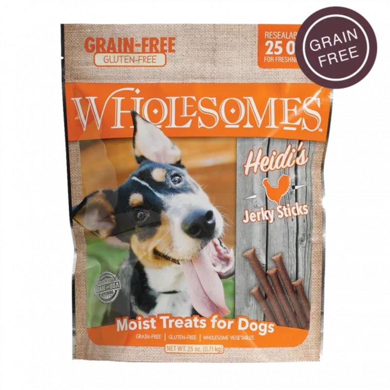Wholesomes Heidis Chicken Jerky Sticks For Dogs