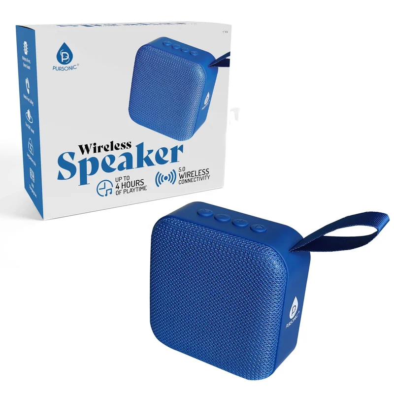 Wireless Speaker Portable Bluetooth Sound System Blue