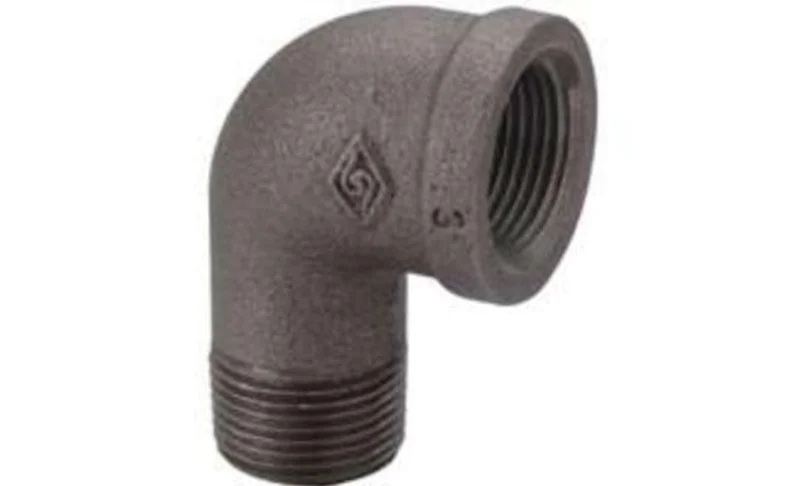 Worldwide Sourcing Black Malleable Street Elbow 90 Degree