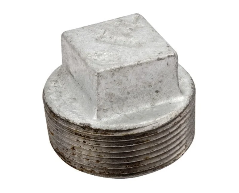 Worldwide Sourcing Galvanized Pipe Malleable Screwed Plug