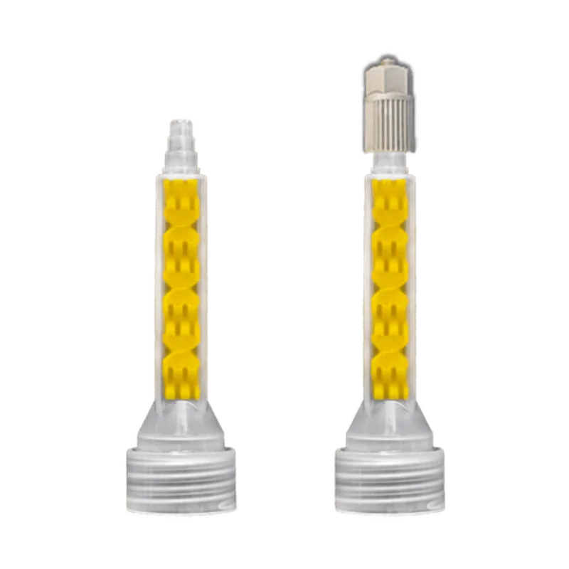 Xemex X2-G8-7S Ultra-Low Waste Mixing Nozzles (with Integrated Nut) for larger cartridges like 200ml, 400ml, 600ml, 1500ml (1:1, 2:1, 4:1, 10:1)