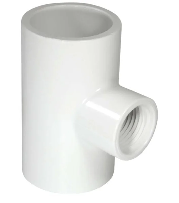 Xirtec PVC SCH 40 Reducing Tee SOCKET X SOCKET X FPT