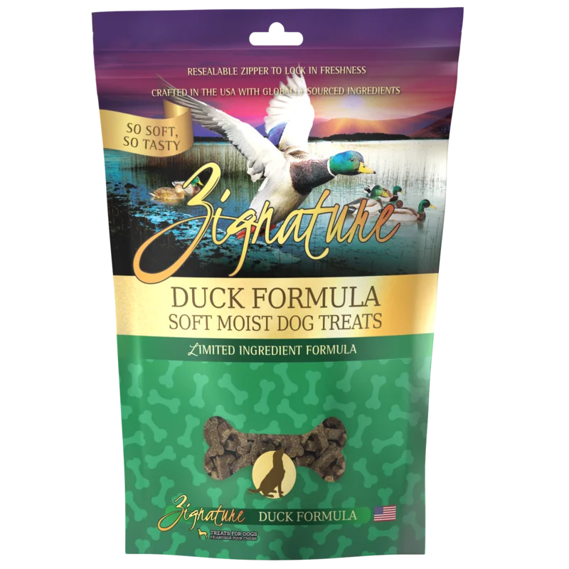 Zignature Duck Soft Moist Treats for Dogs