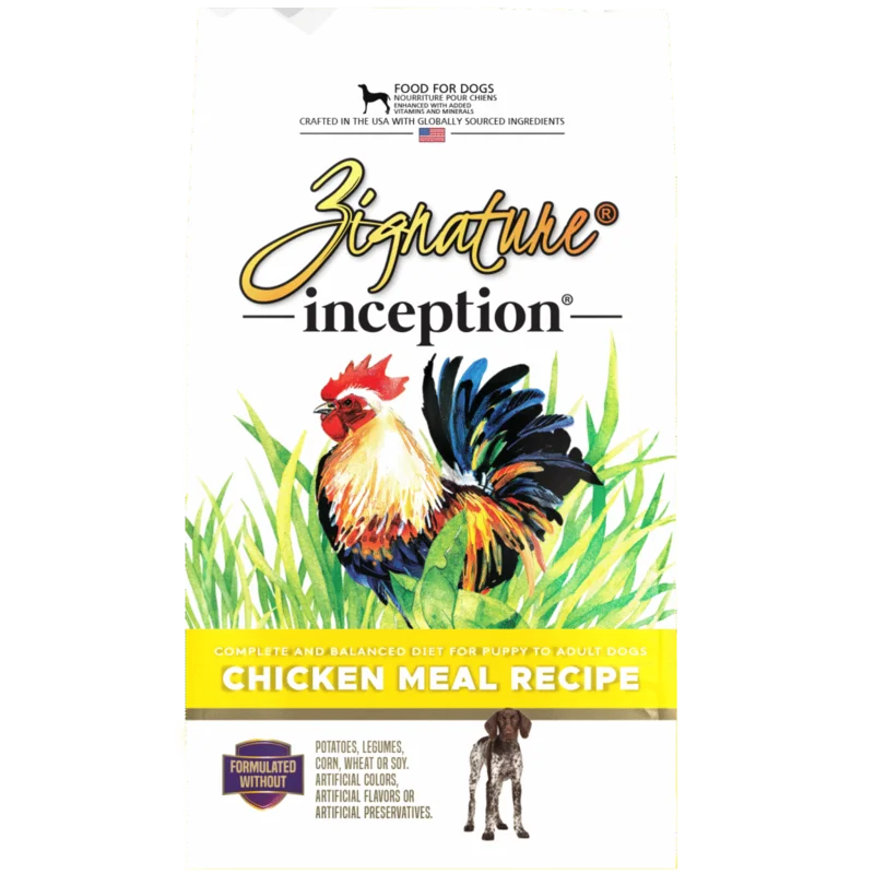 Zignature Inception Chicken Meal Recipe Dry Dog Food