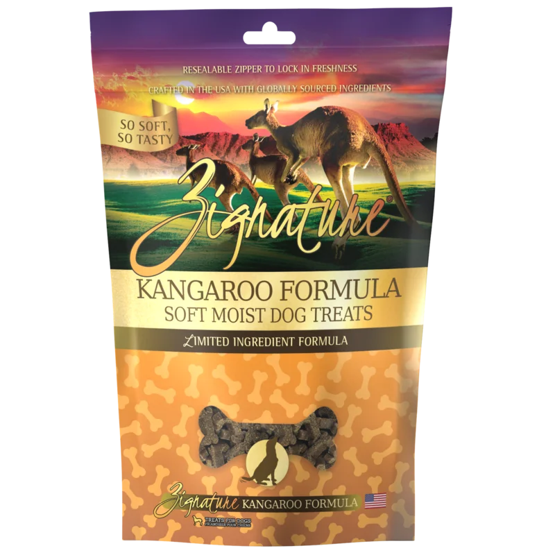 Zignature Kangaroo Soft Moist Treats for Dogs