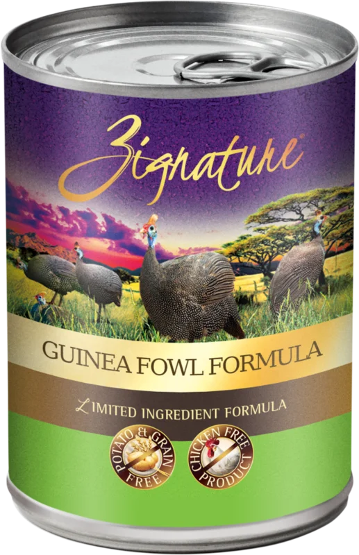Zignature Limited Ingredient Diet Grain Free Guinea Fowl Recipe Canned Dog Food