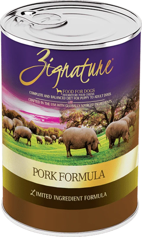 Zignature Limited Ingredient Diet Pork Recipe Wet Dog Food