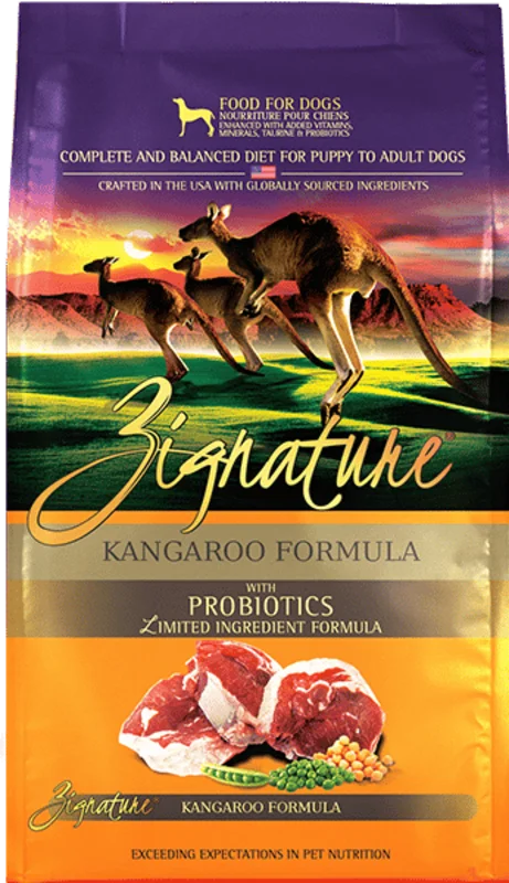 Zignature Limited Ingredient Kangaroo Formula Dry Dog Food