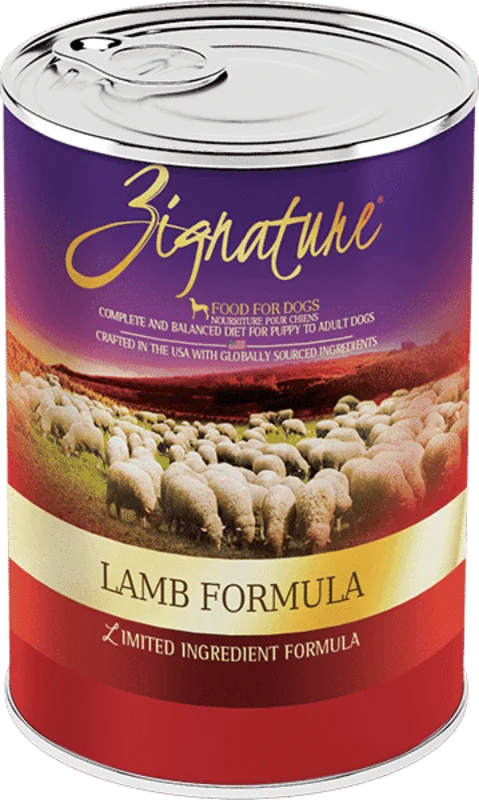 Zignature Limited Ingredient Lamb Recipe Wet Dog Food