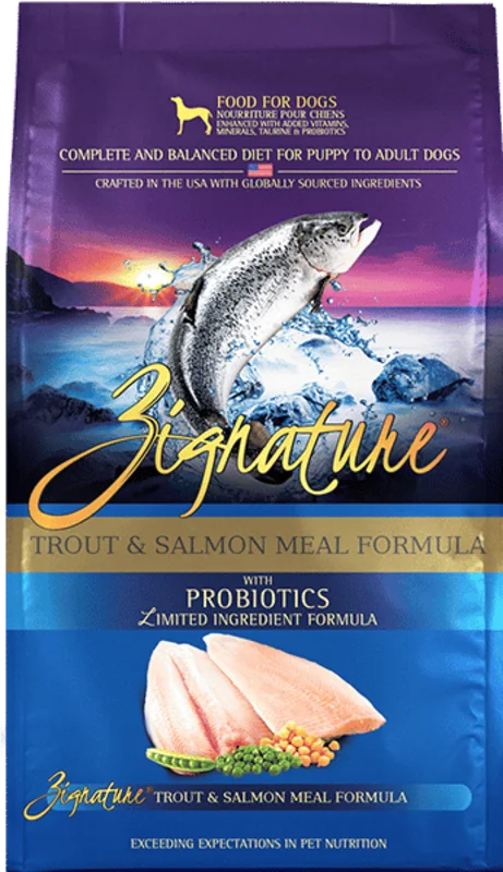 Zignature Limited Ingredient Trout & Salmon Formula Dry Dog Food