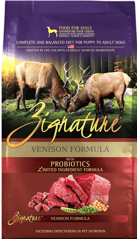 Zignature Limited Ingredient Venison Formula Dry Dog Food