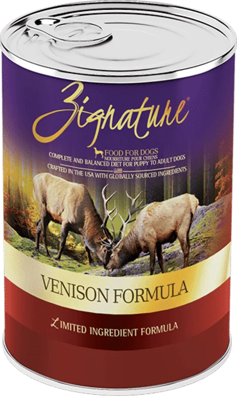 Zignature Limited Ingredient Venison Formula Wet Dog Food