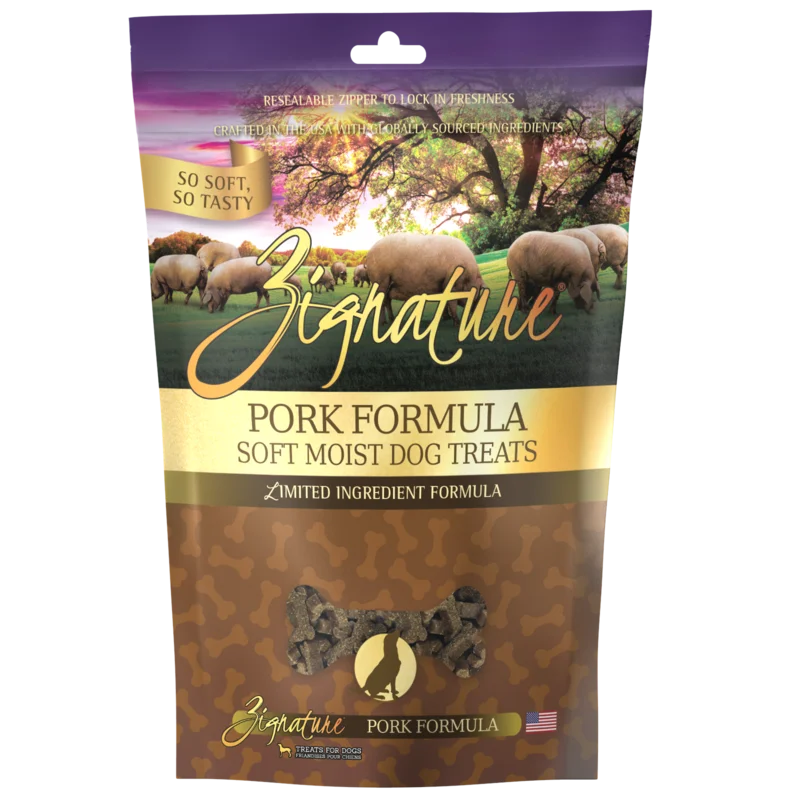 Zignature Pork Soft Moist Treats for Dogs