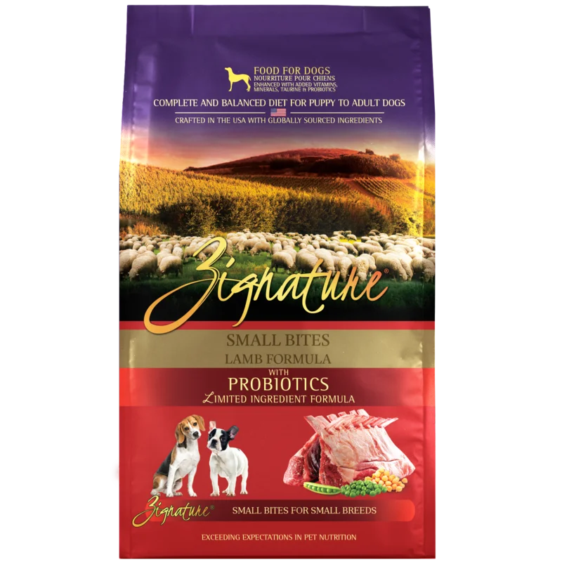 Zignature Small Bites Lamb Formula Dry Dog Food