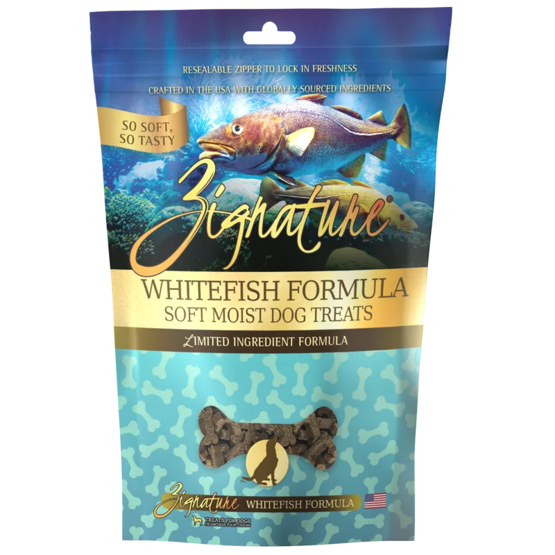 Zignature Whitefish Soft Moist Treats for Dogs